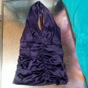Purple Halter Top