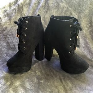 High-Heel Booties (never been worn!)