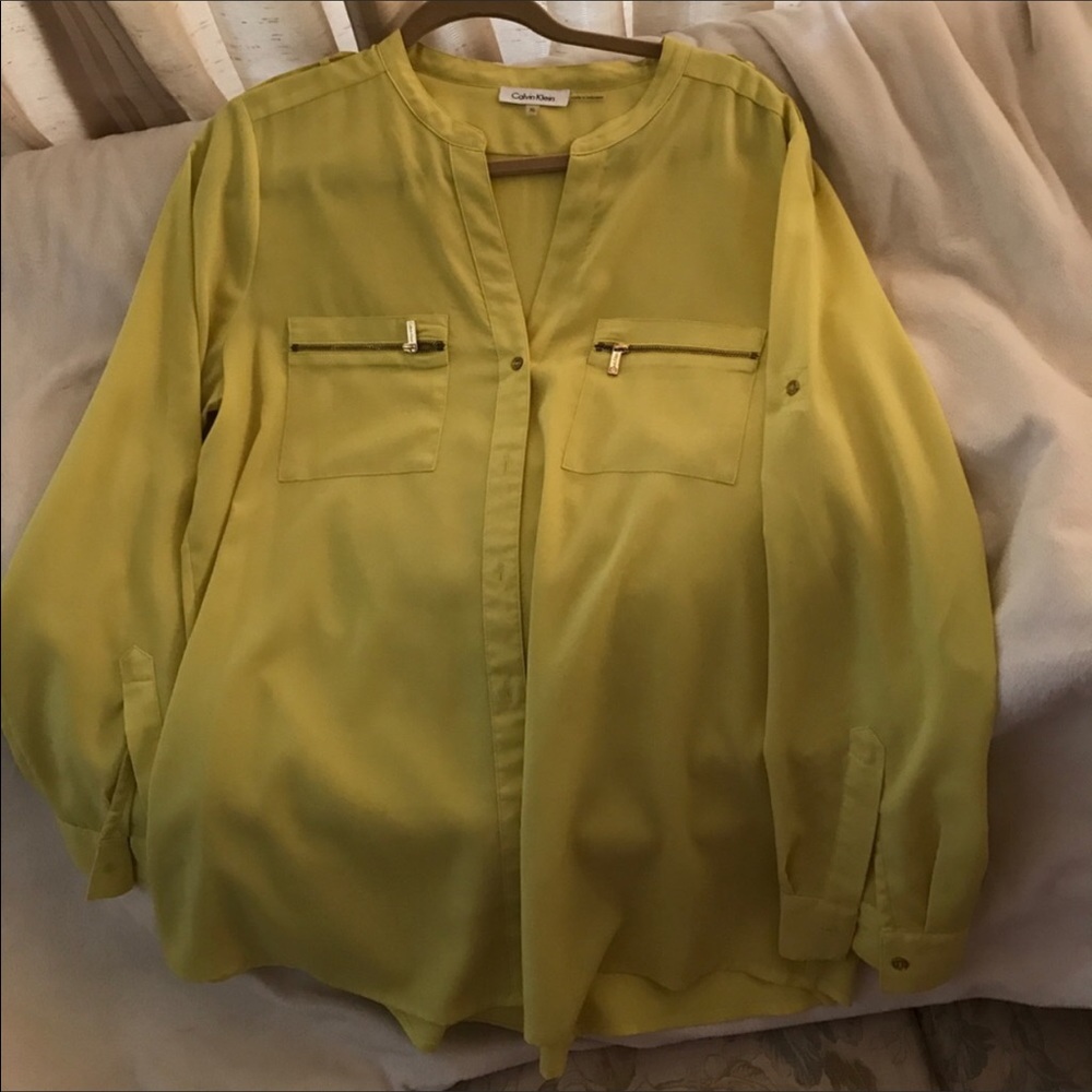CK Yellow Blouse