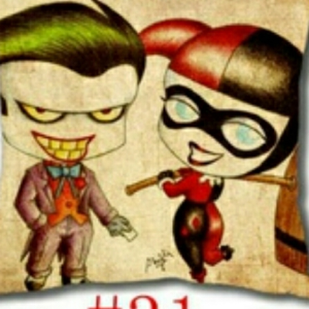 Harley Queen and Joker Pillowcase