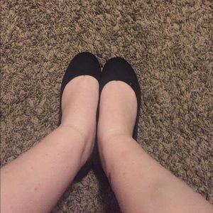 Black cute flats