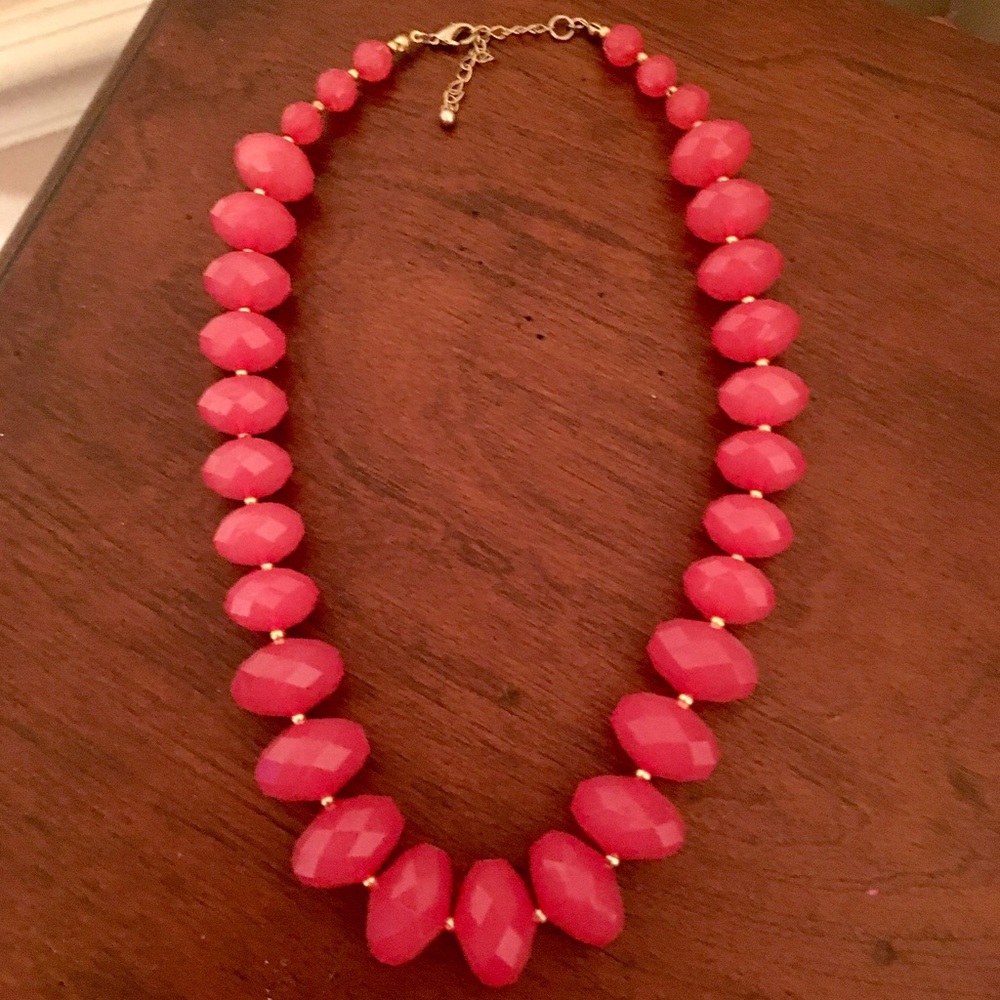 Hot Pink Statement Necklace
