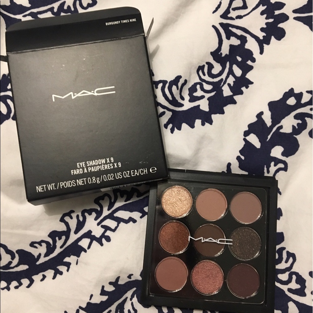 NWT MAC Burgundy Times Nine Palette