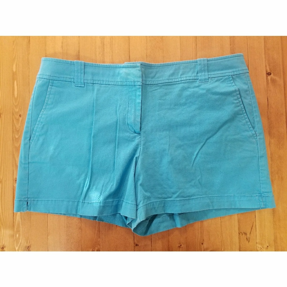 Aqua Twill Shorts