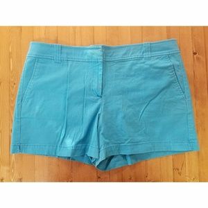 Aqua Twill Shorts