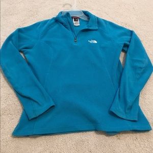 North Face Blue Fleece Pullover