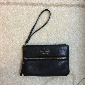 Kate Spade Small Black Wristlet