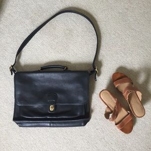 Vintage Coach Leather Briefcase/Laptop Bag