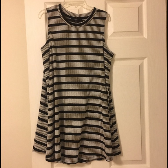STRIPED MINI DRESS - Picture 2 of 4