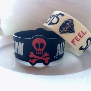 Sleeping with sirens rubber bracelet