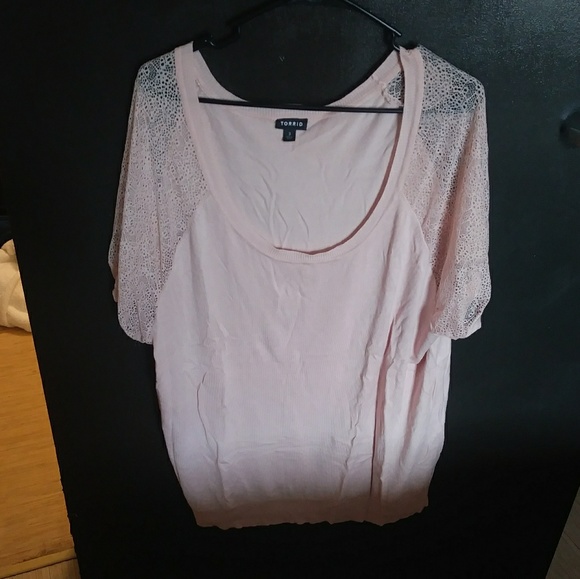 Plus Size Pink Top - Picture 1 of 3