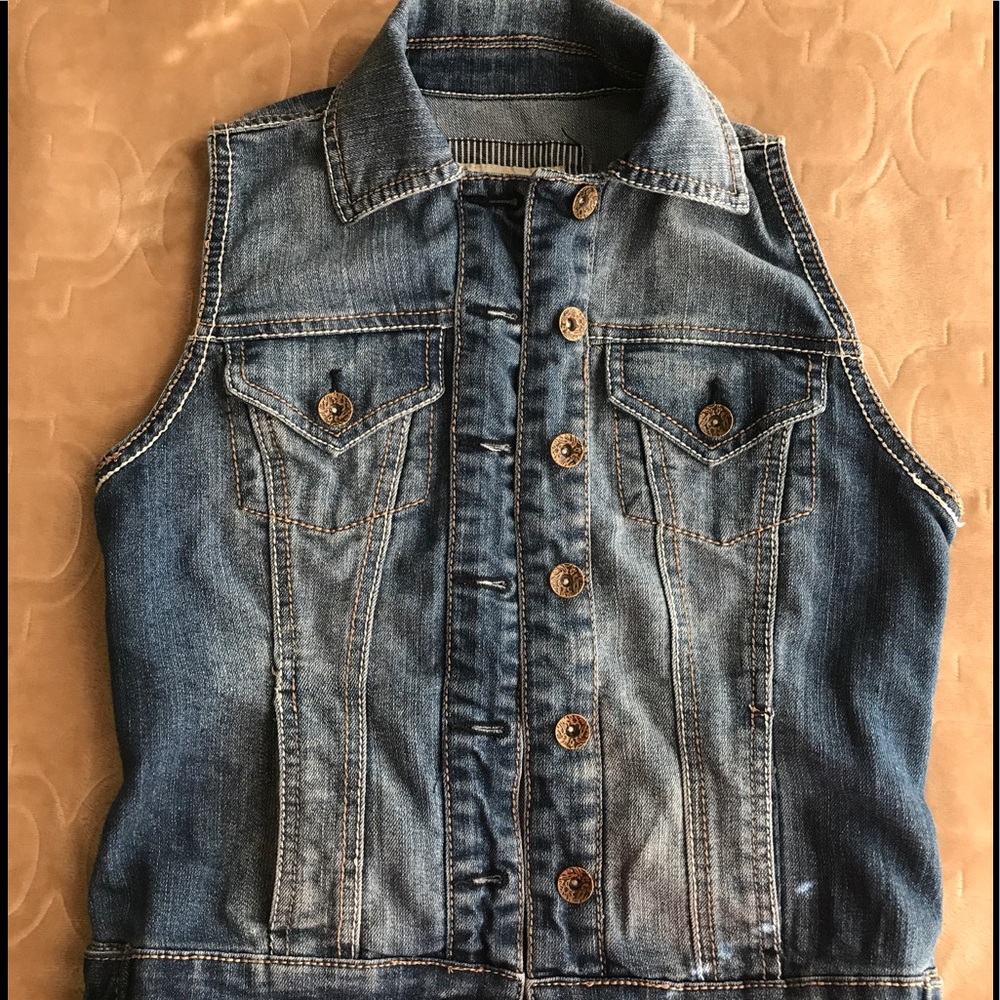 Denim Vest, size small