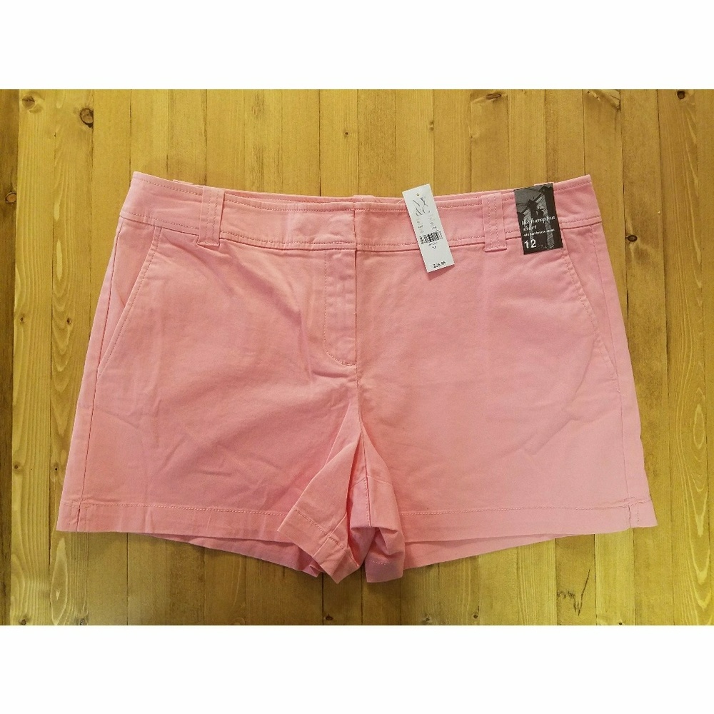 Pink Twill Shorts