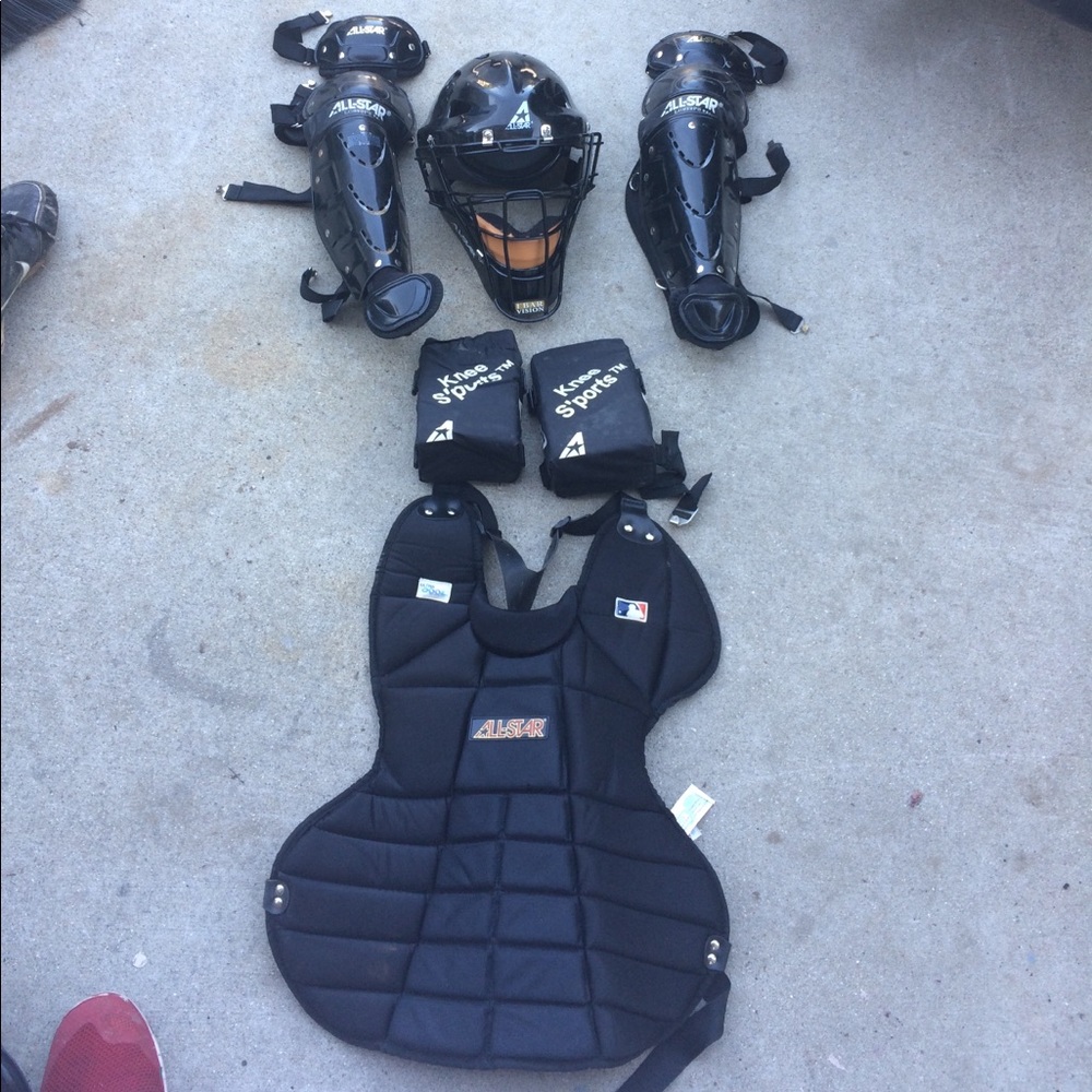 Full set All-Star catchers equipment youth size