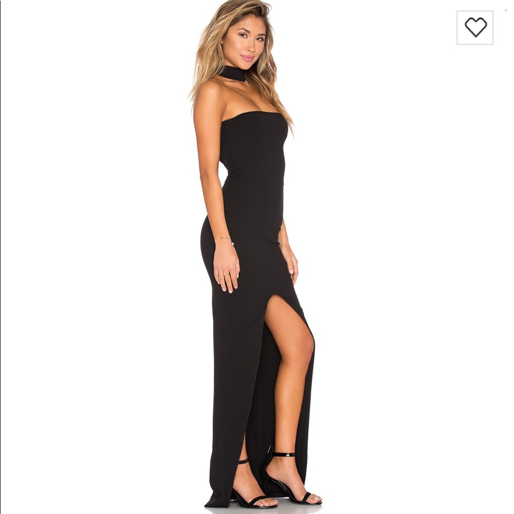 nookie cosmopolitan bodycon dress with slit