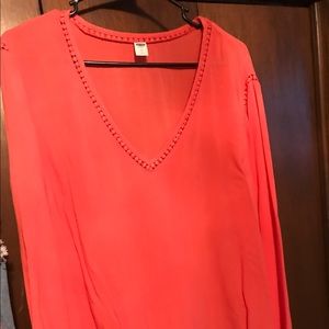 Coral Old Navy Blouse