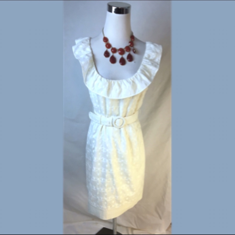 juicy couture textured ruffled dress size 6