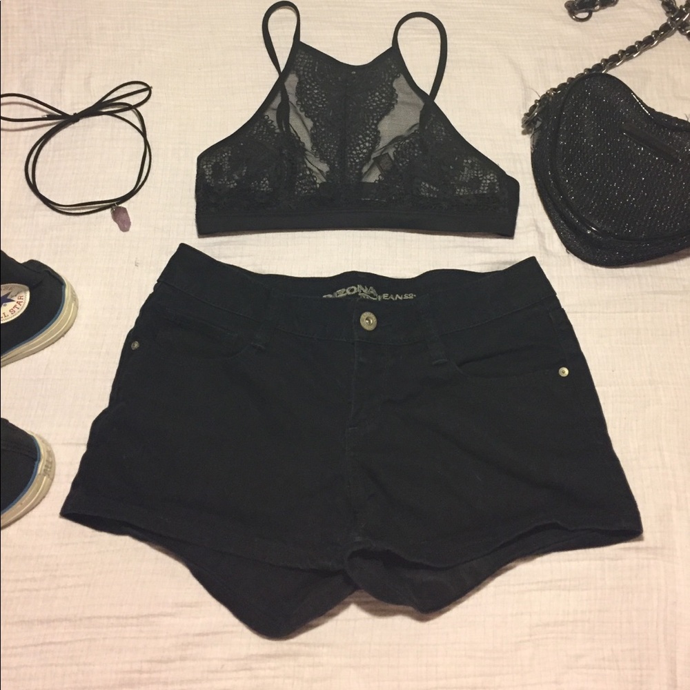 black shorts size 3
