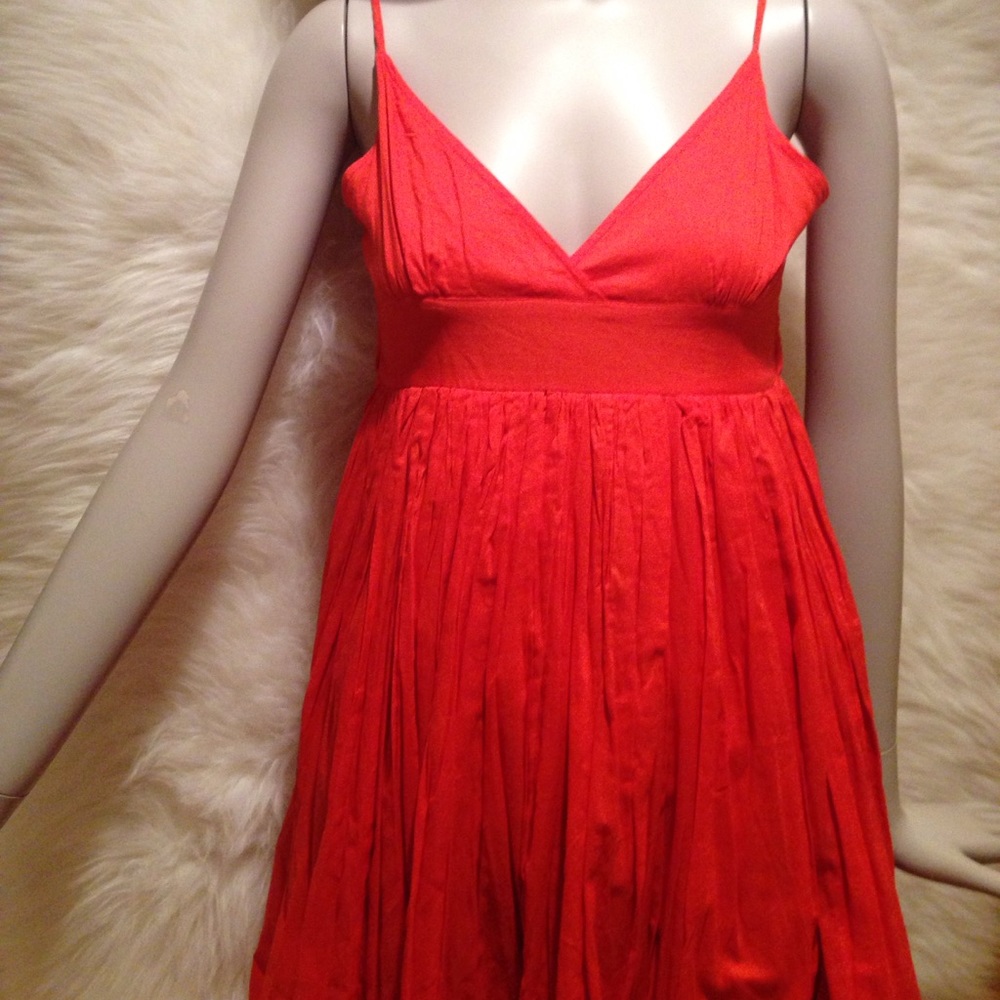 Dakota summer orange dress