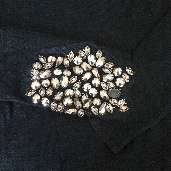 Zara Sweaters - Zara Crystal Embellished Asymmetrical Sweater Zara Sweaters - Zara Crystal Embellished Asymmetrical Sweater