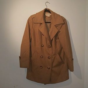 Michael Kors wool camel coat, US 4