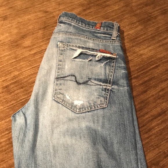 Gently worn 7 for all mankind Men's jeans sz 33