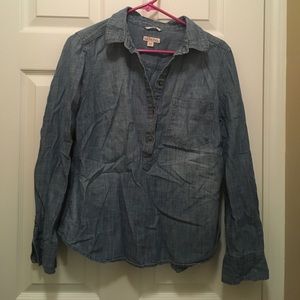 Merona long sleeve denim shirt