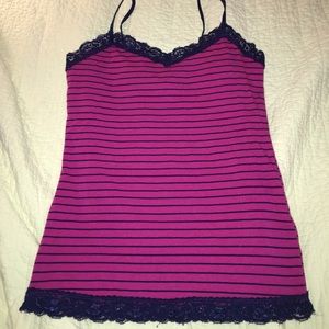Delia's Stripped Tank Top