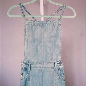 Free People Denim Jumper Size 2