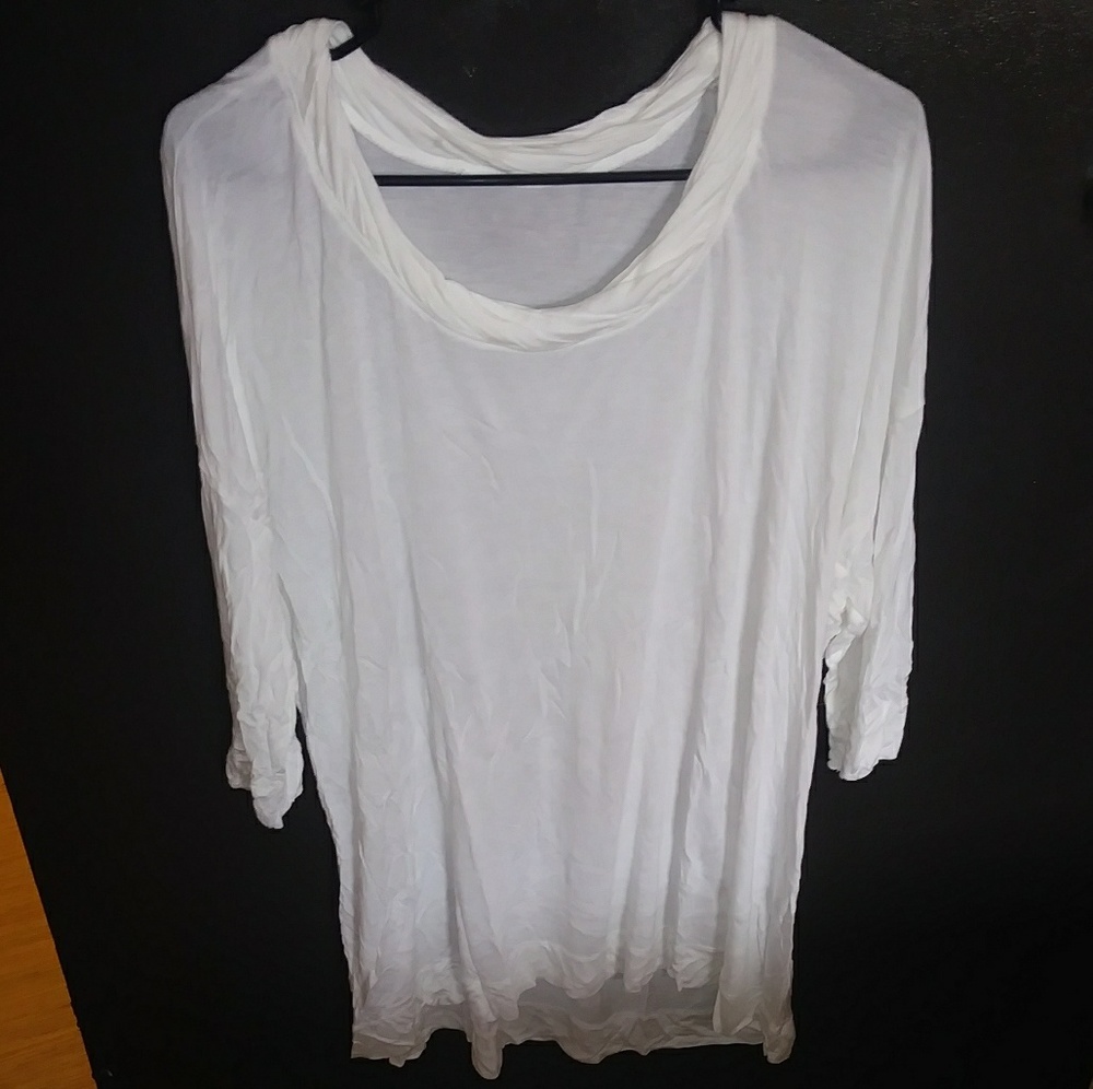 Plus Size White Top