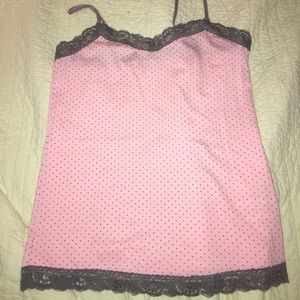 Polka dot tank top