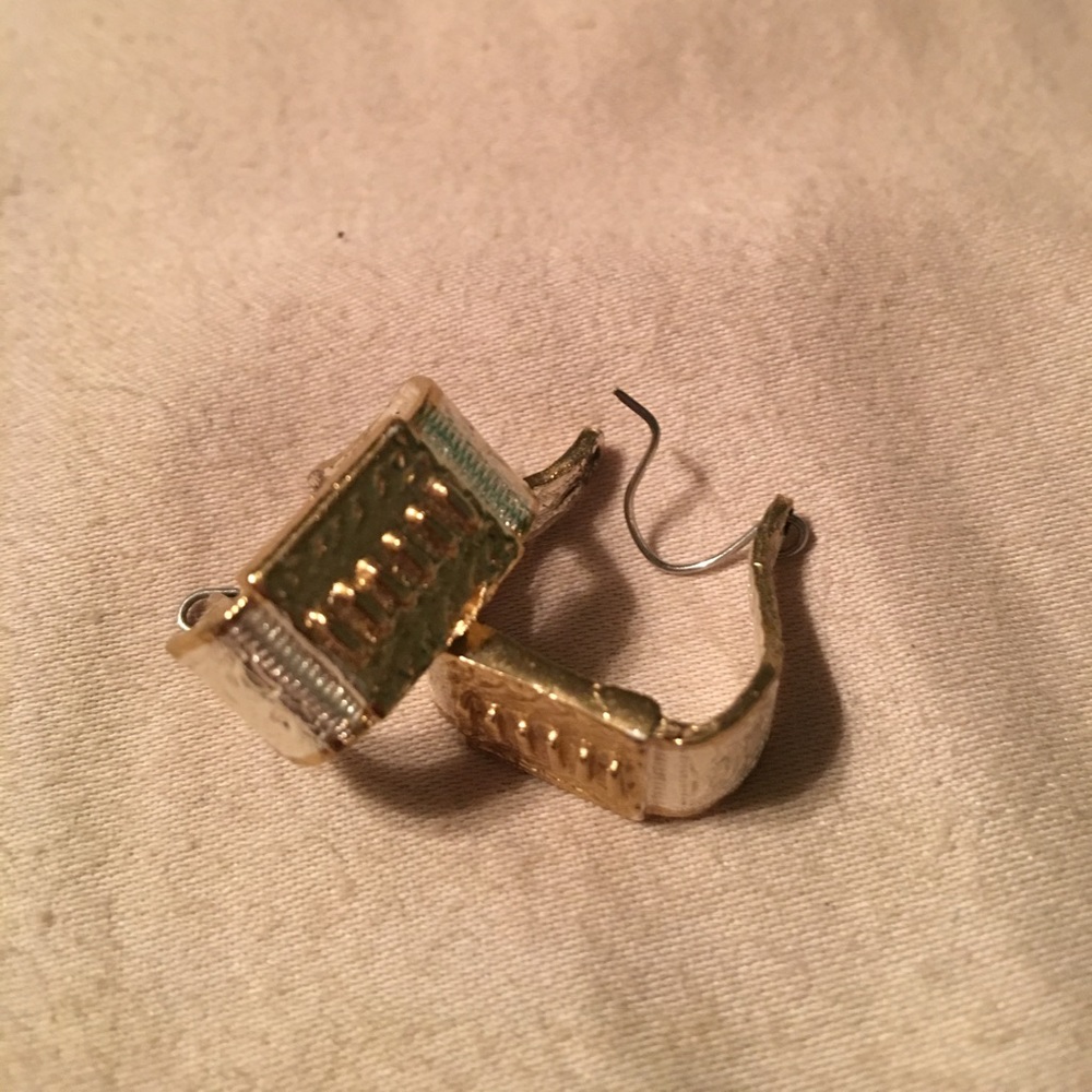 Montana Sterling Silver and Gold Stirrup Earrings