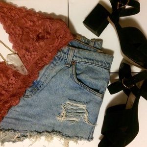 Levi's cutoff shorts