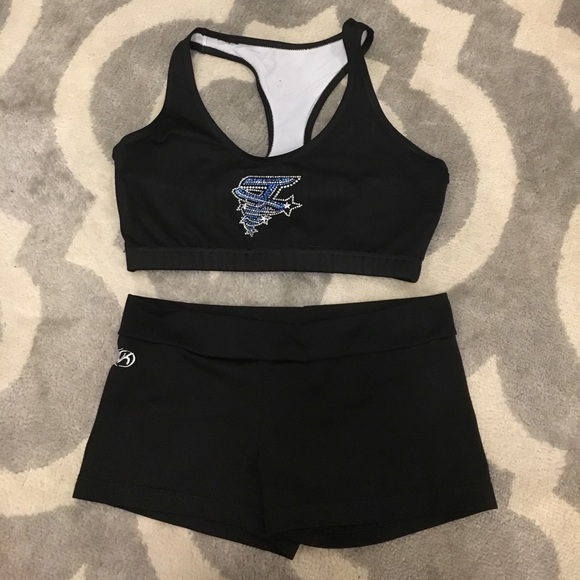 bedazzled sports bra