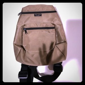 Kate spade New York vintage nylon tan backpack