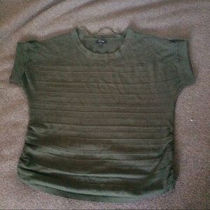 Apt. 9 Sweaters - Cute Forest Green Knit Short Sleeve Sweater Apt. 9 Sweaters - Cute Forest Green Knit Short Sleeve Sweater