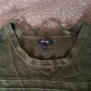 Apt. 9 Sweaters - Cute Forest Green Knit Short Sleeve Sweater Apt. 9 Sweaters - Cute Forest Green Knit Short Sleeve Sweater
