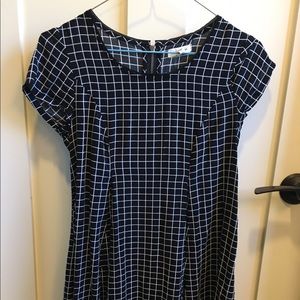 checkered urban outfitters witchy t-shirt dress