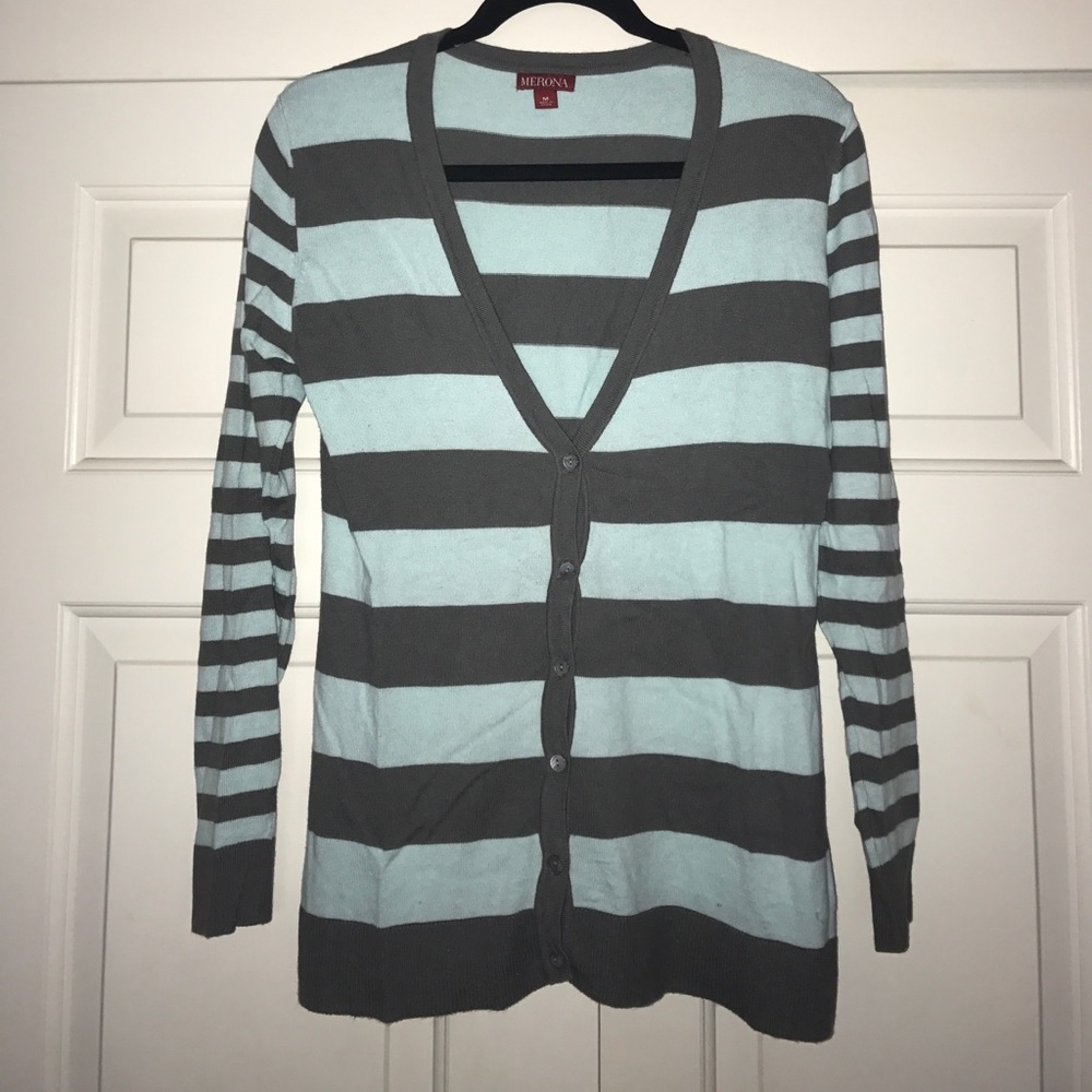 Merona button up sweater