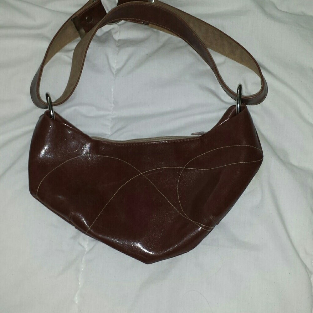 Brown Medium Sized Hobo Bag