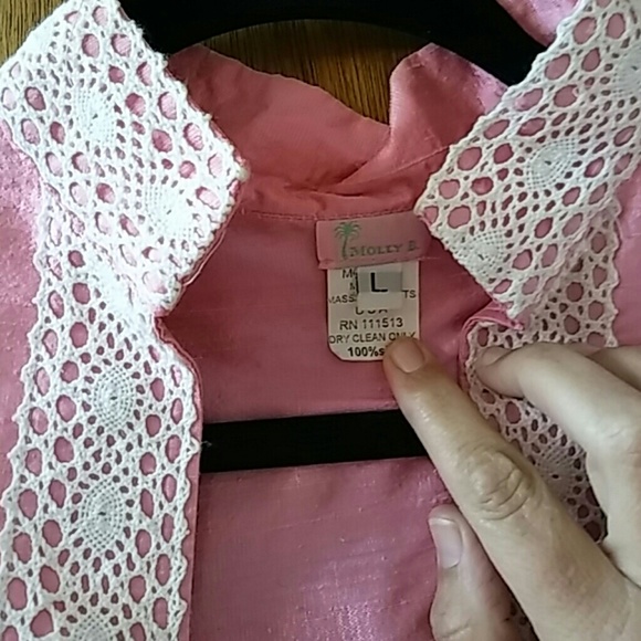 Boho Raw Silk Tunic with Side Zip - Picture 2 of 4