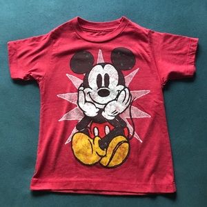 2T Mickey Disney Vintage T-Shirt⚫️🔴⚫️
