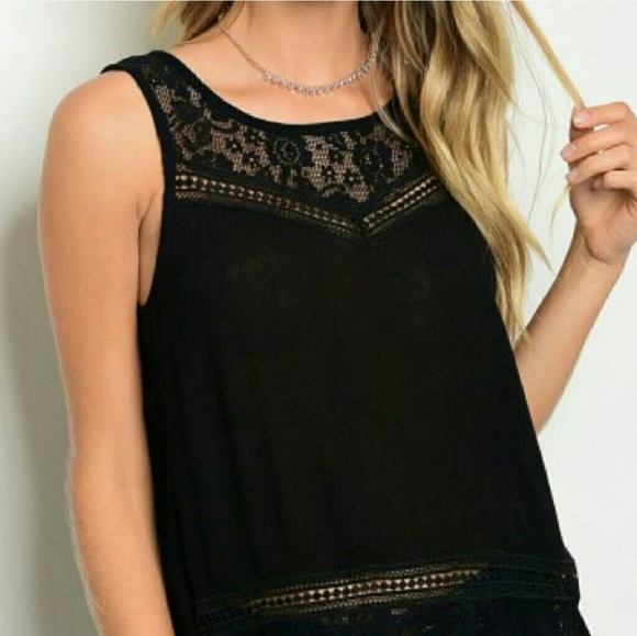 ▪️last 1▪️lace detail top with split back▪️ - Picture 2 of 8