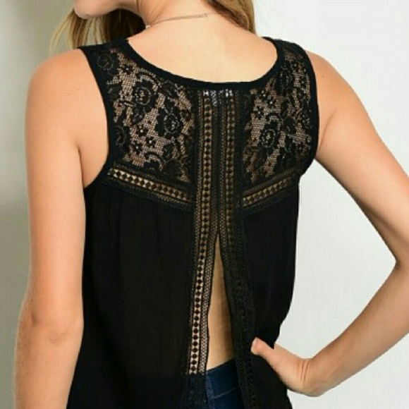 ▪️last 1▪️lace detail top with split back▪️ - Picture 3 of 8