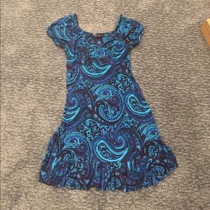 Betsey Johnson blue and purple dress