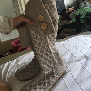Tall knit uggs