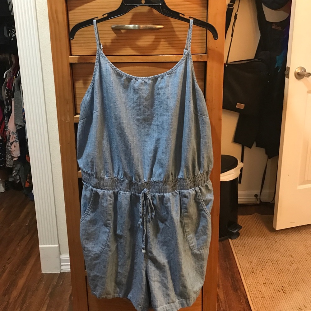 Forever 21 Jean Jumpsuit