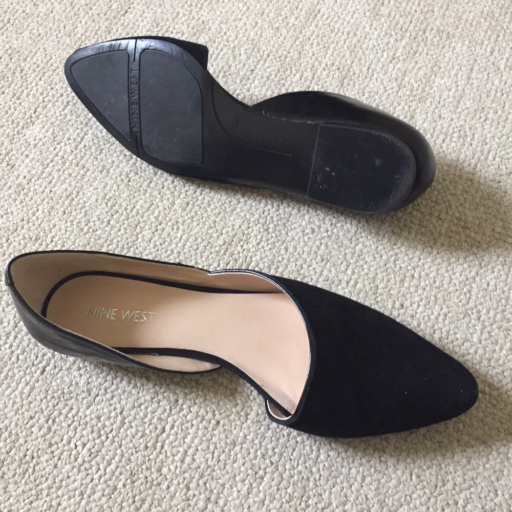 Nine West Black Flats