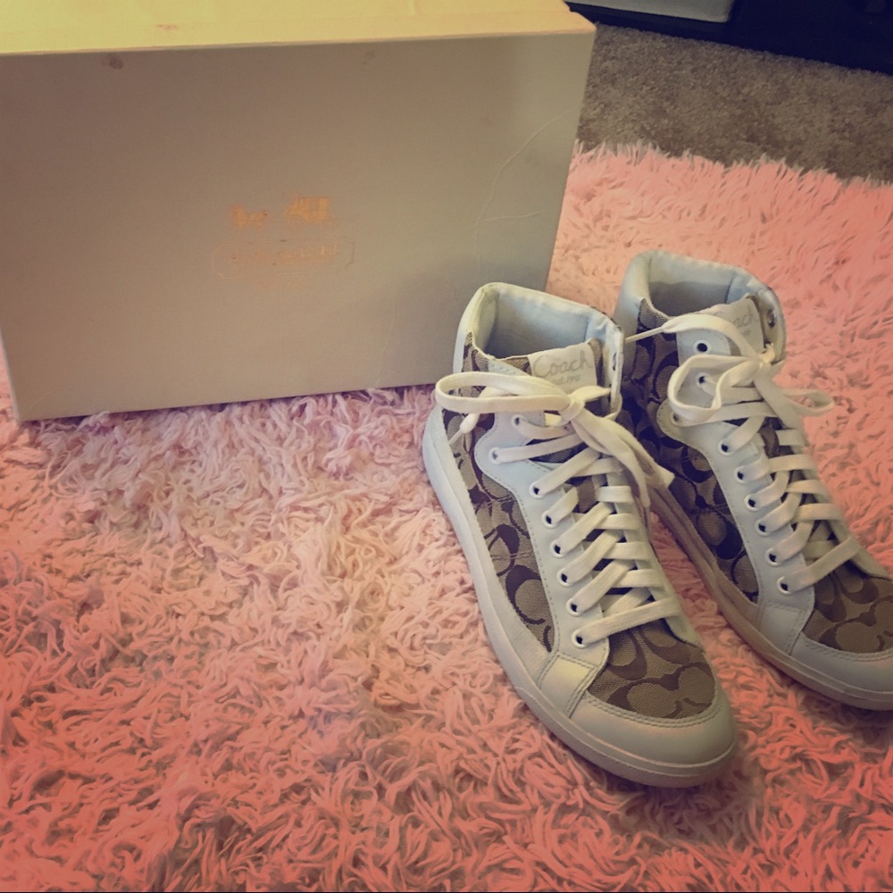 SALE - High Top Coach Sneakers