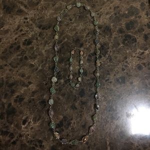 Necklace and bracelet